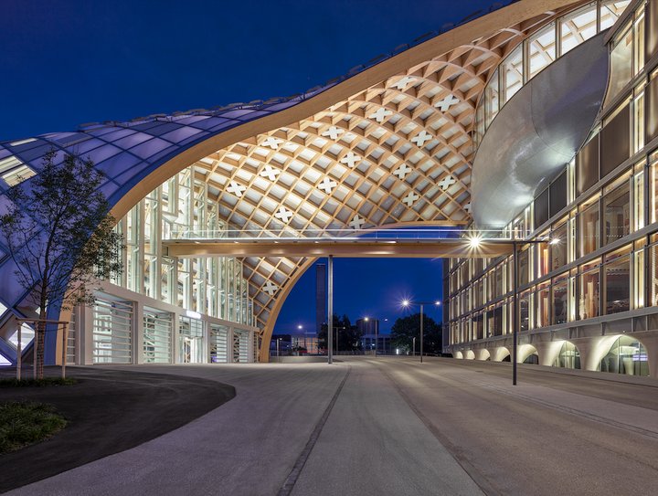 Swatch's headquarters in Biel, Switzerland