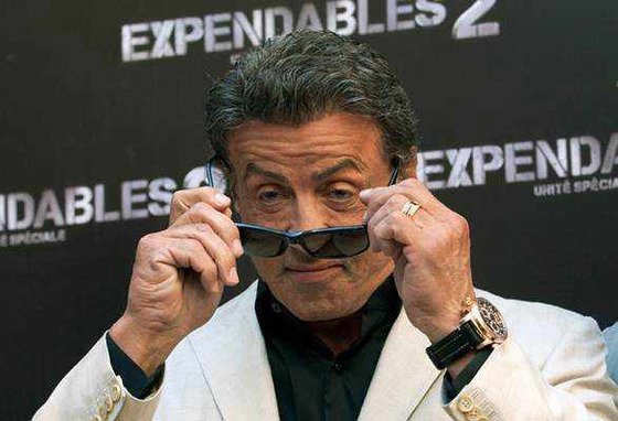 Sylvester Stallone & his Patravi TravelTec by Carl F. Bucherer
