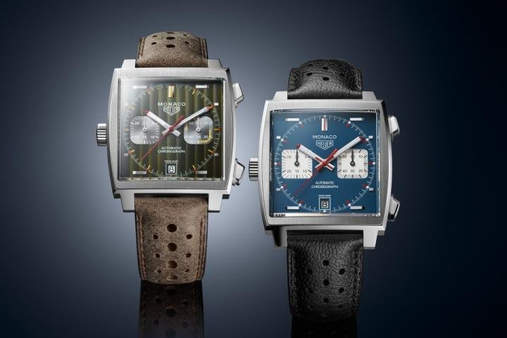The first 50-year anniversary limited edition of the TAG Heuer Monaco was unveiled in May. 