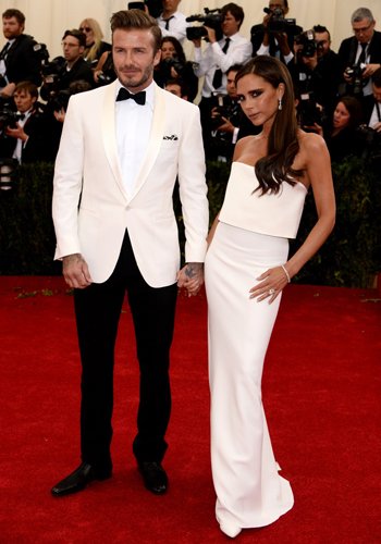 Victoria Beckham wearing Jacob & Co jewellery at the MET Gala 2014