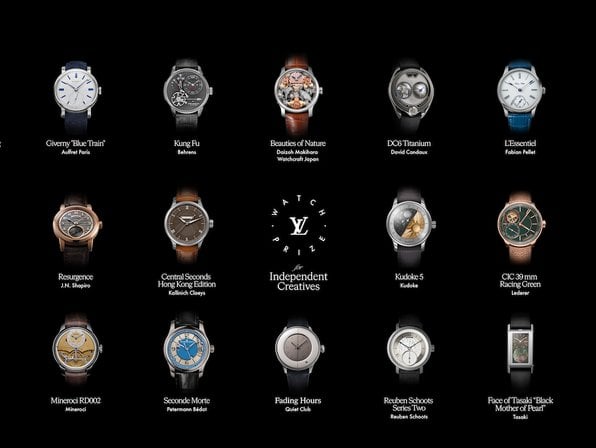Louis Vuitton announces the semi-finalists for its Watch Prize for Independent Creatives