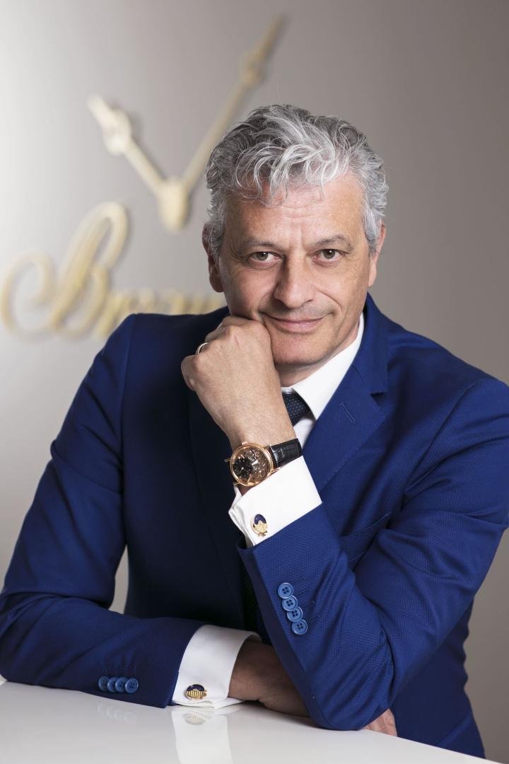 A watchmaker by training, Lionel a Marca has been running Breguet since last year. Born in 1967, he joined the Swatch Group in 1992, initially at the Manufacture Frédéric Piguet in the Vallée de Joux. He then worked at ETA and Blancpain for two decades.