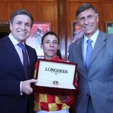 Prize-giving ceremony of the Clásico Longines