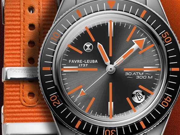 Favre Leuba expands the Deep Raider Revival with a vibrant orange neo-vintage aesthetic