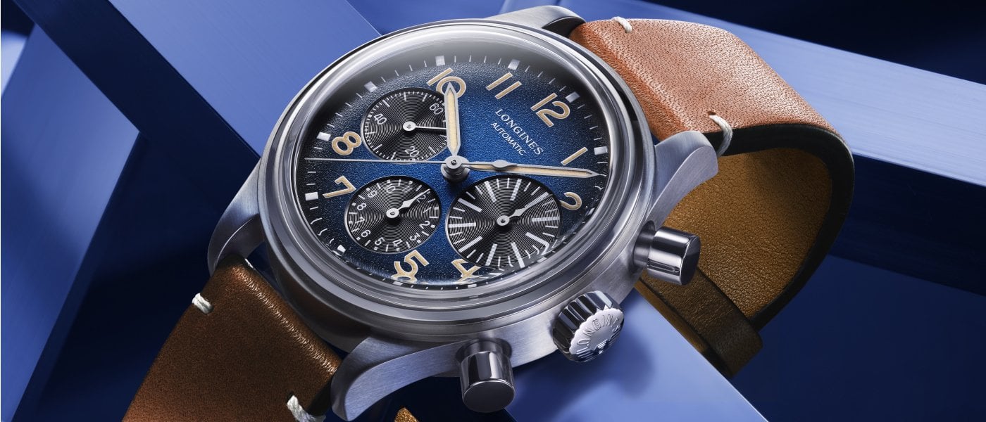 The Longines Avigation BigEye now comes in titanium