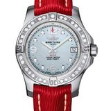 Colt 36 by Breitling (with leather strap with diamond-set bezel)