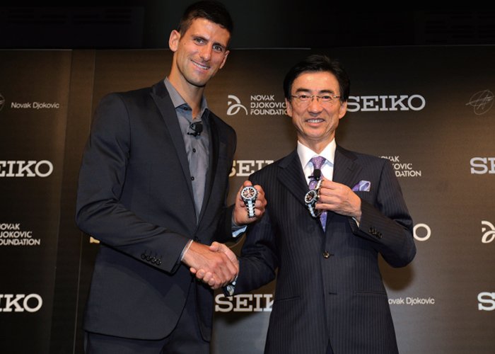 The Seiko & Novak Djokovic partnership announcement 