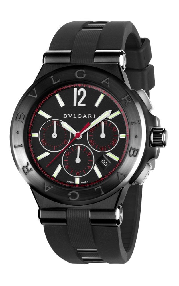 Diagono Ultranero Chronograph (Red details)