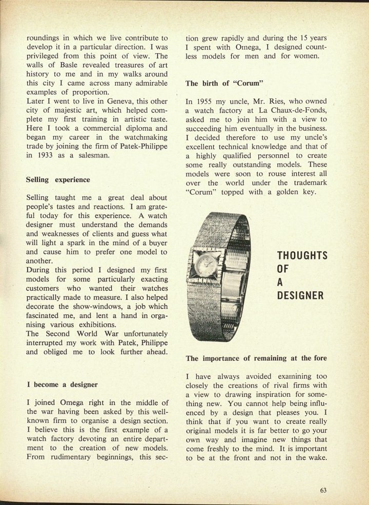 A brief history of watch designers (which remains to be written)