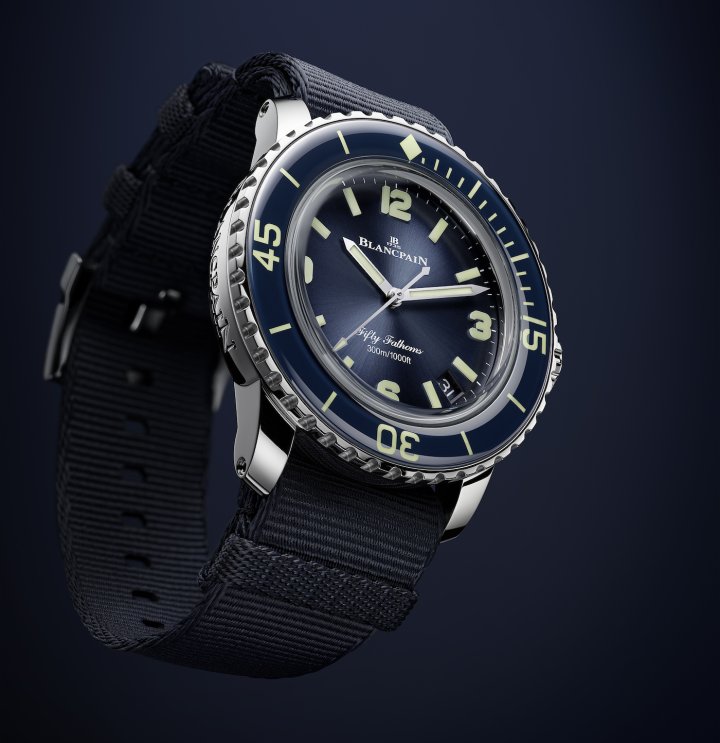 A unique edition of the Blancpain Fifty Fathoms 70th Anniversary Act 1 for Only Watch 2023