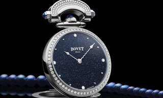 Bovet: a new Miss Audrey in blue aventurine
