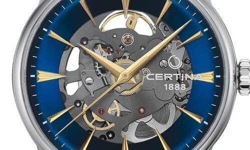 The new Certina DS-1 Skeleton: designed with light in mind 