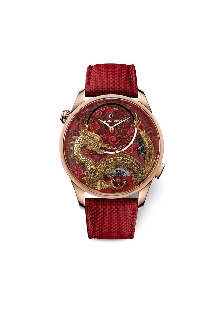 Jaquet Droz Imperial Dragon Automaton Red Gold in Cuprite