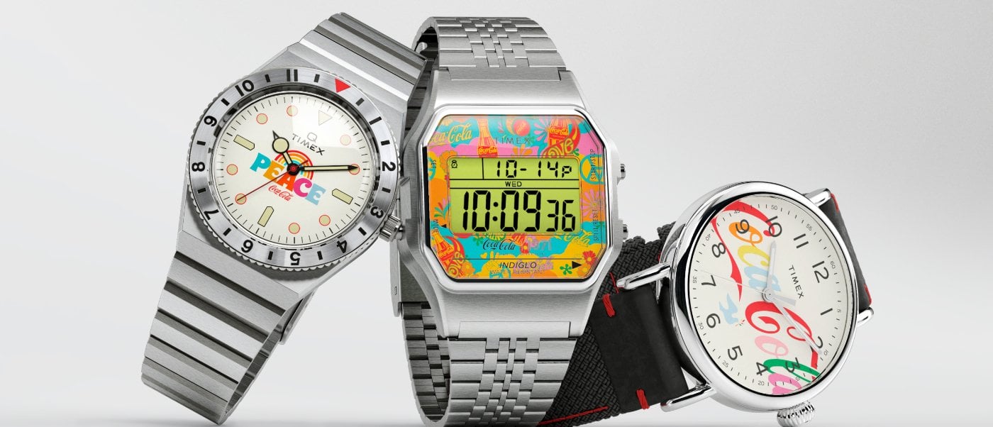 Timex partners with Coca-Cola for three limited edition watches