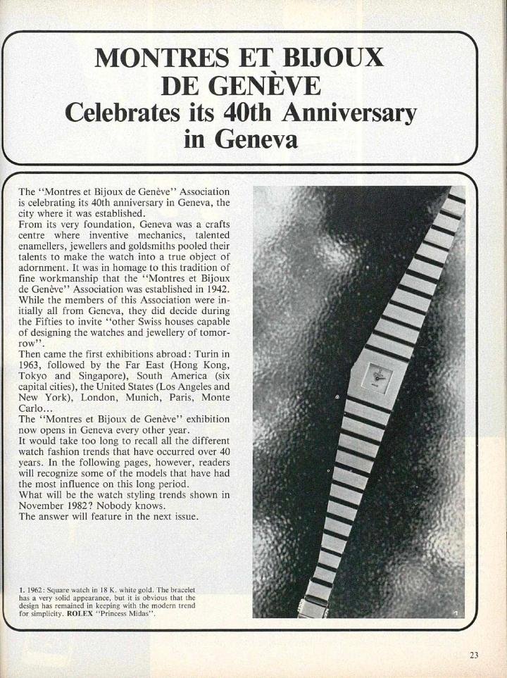 The 40th anniversary of the show celebrated in 1982 in the pages of Europa Star. 