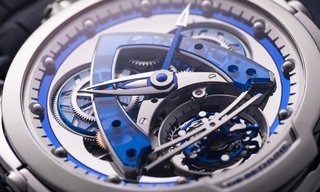 De Bethune presents the DB28 Steel Wheels Sapphire Tourbillon