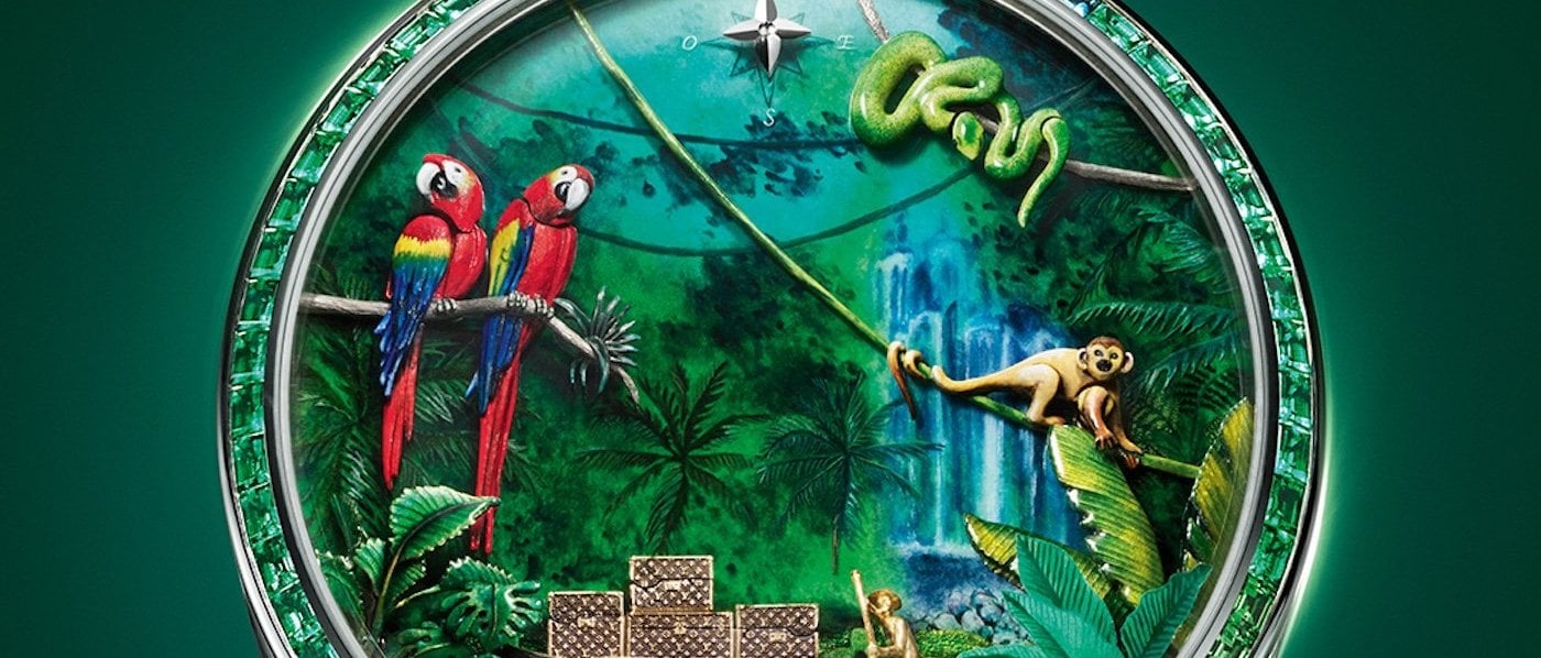 Introducing the one-off Escale en Amazonie pocket watch by Louis Vuitton
