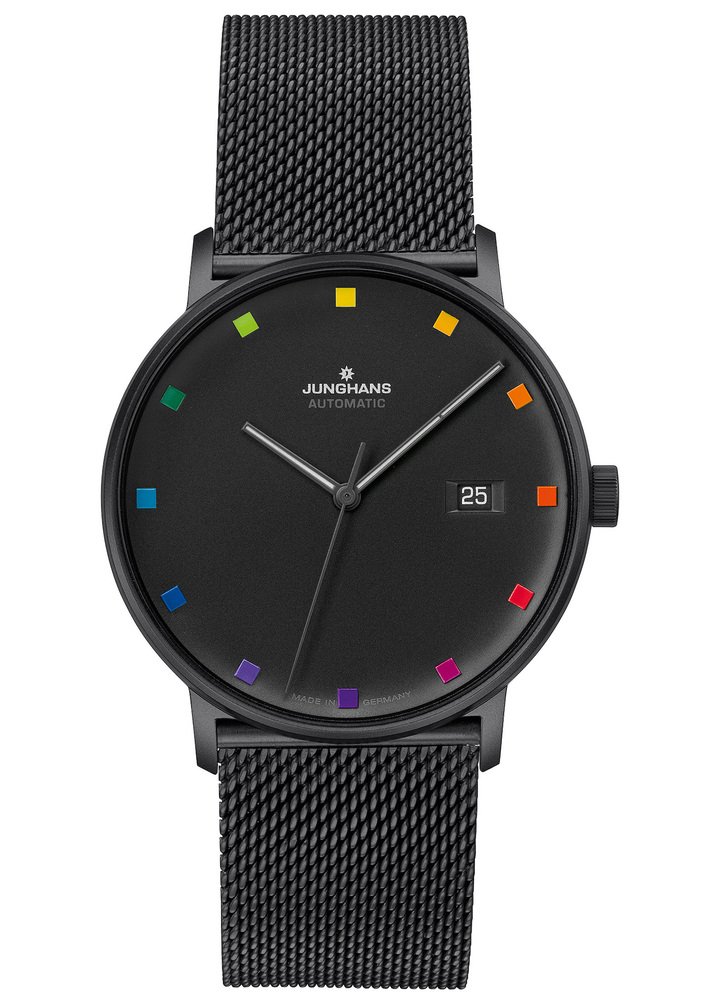 Junghans celebrates 100 years of Bauhaus Dessau with colourful tribute 