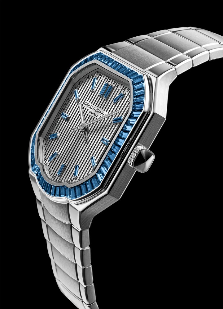 With vivid gemstones and exceptional craftsmanship, the Masterlink Gem-Set brings radiant colour and enduring elegance to the wrist, while honouring the timeless vision of its founder. Each colour is limited to just 10 pieces worldwide.