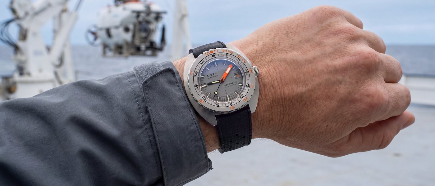 Doxa unveils the SUB 300 Ti5 Clive Cussler