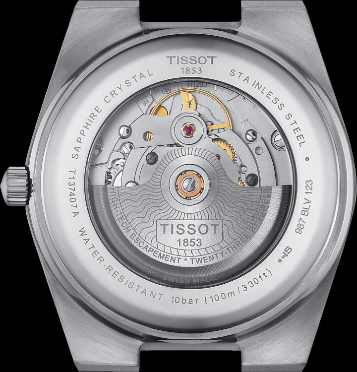 New colours and materials for the Tissot PRX