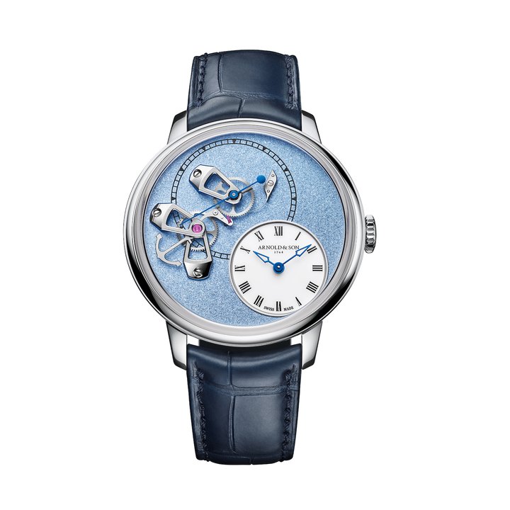 DSTB 42 by Arnold & Son: True-Beat Seconds in Mint Green and Ascot Blue