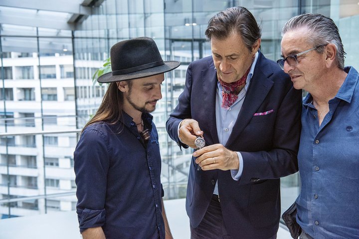 Julien Tixier, Dr. Benoît Dubuis and Dominique Renaud