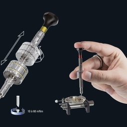 Bergeon Watchmaker screwdriver, special knurled profile No 7965