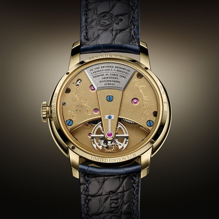 Arnold & Son Constant Force Tourbillon 11 in yellow-gold limited edition