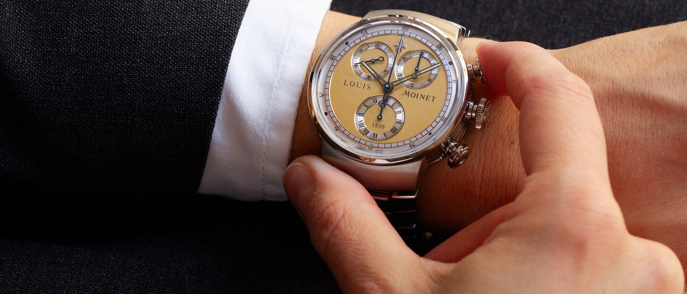 Louis Moinet unveils a new champagne edition of the 1816 Chronograph