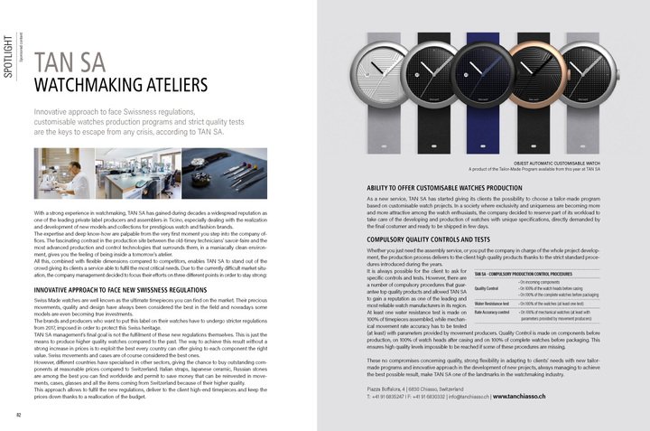 TAN - Watchmaking Ateliers