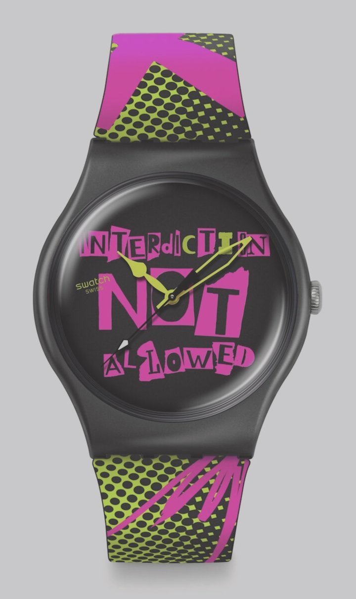 Swatch unleashes the “No Rules” Collection – Punk spirit, no apologies