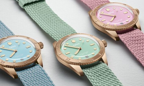 The Oris Cotton Candy now comes with a recycled strap