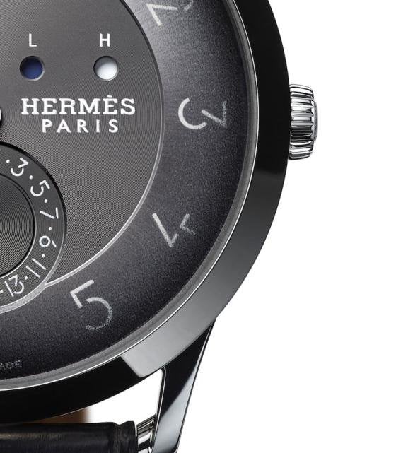 Fade to gray: The new Slim d'Hermès GMT