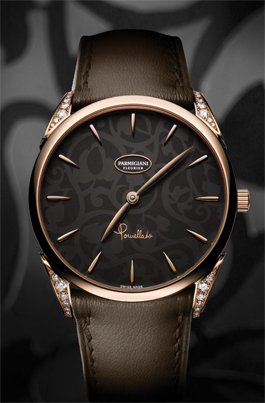 Tonda Pomellato rose gold set graphite by Parmigiani Fleurier