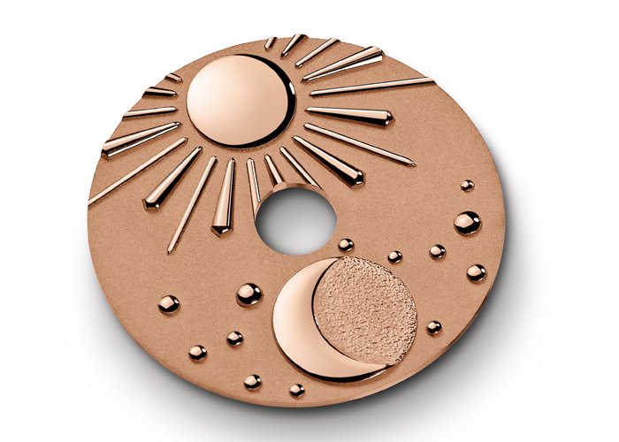 Disc in 22-carat pink gold by Girard-Perregaux