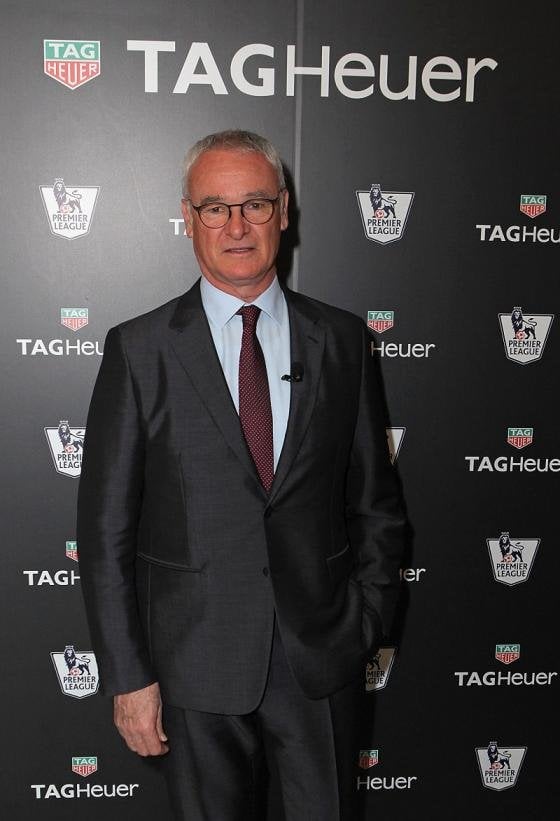 Champion Claudio Ranieri joins TAG Heuer