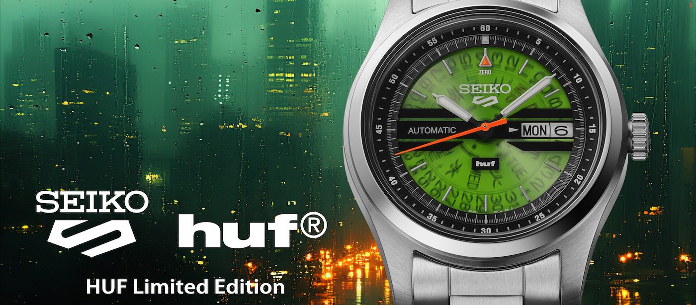Seiko 5 Sports introduces a limited-edition collaboration model with HUF