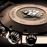 The caseback of the Vacheron Constantin Overseas Chronograph Perpetual Calendar