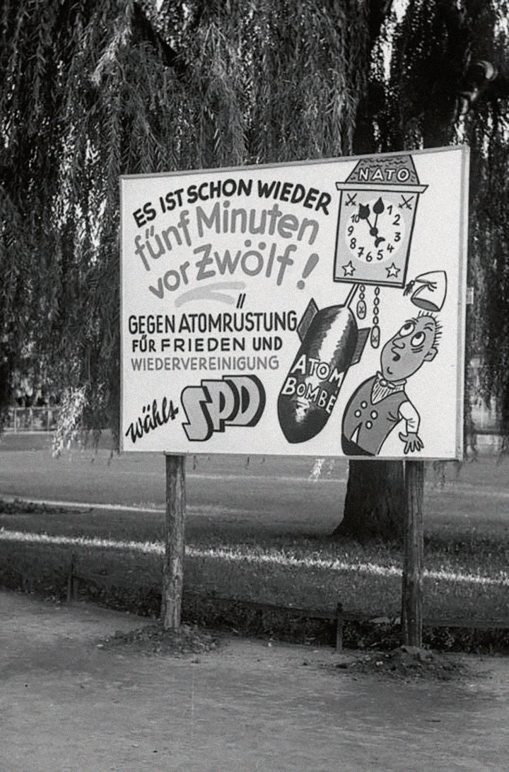 A German political poster from August 1958.