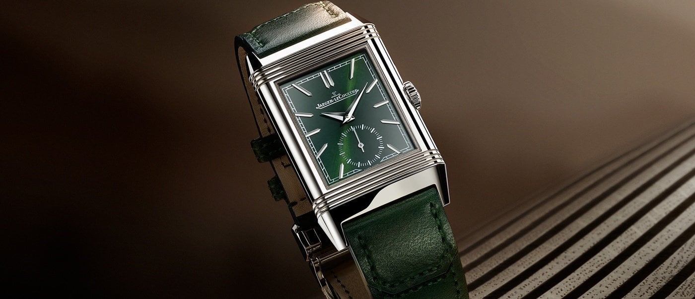 Jaeger-Lecoultre's Reverso Tribute Small Seconds now in green