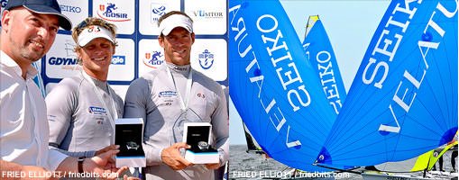 The SEIKO 49er European Championships medals go to crews from UK and France