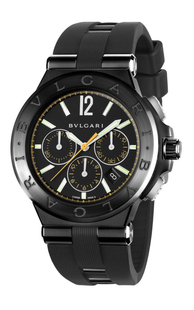 Diagono Ultranero Chronograph (Yellow details)