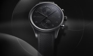 Dark mode: IWC Schaffhausen presents the Portugieser Chronograph Ceratanium