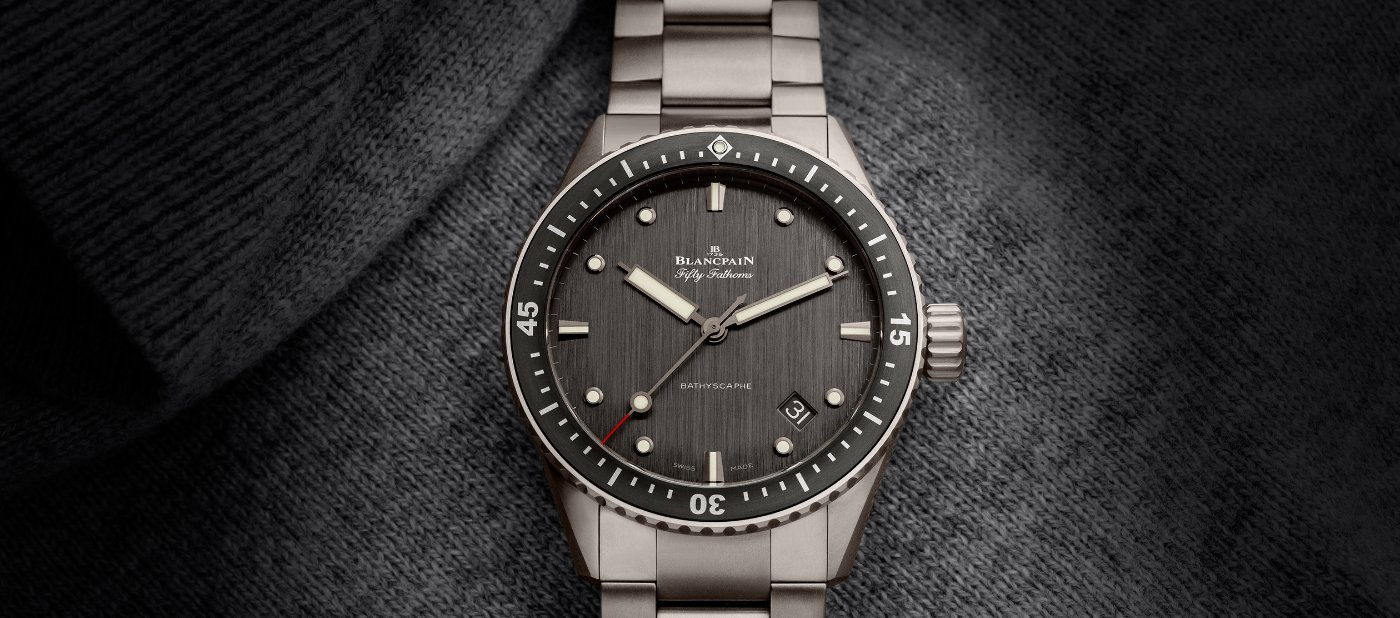 Blancpain presents a new Bathyscaphe in titanium