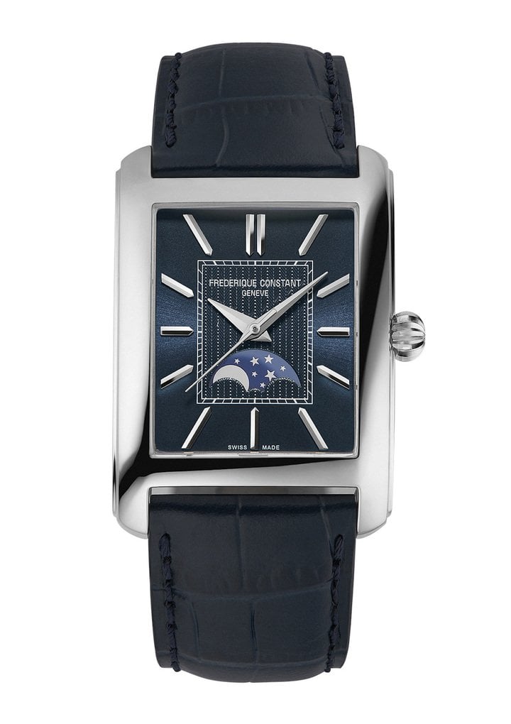 The first ever Moonphase for Frederique Constant's Classics Carrée Automatic