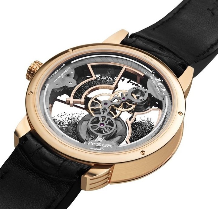 IO Squelette Tourbillon case back