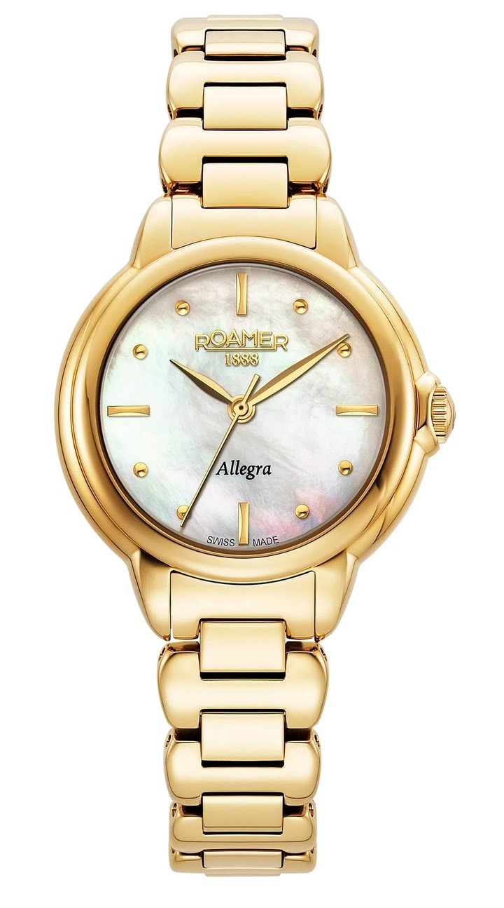 The Allegra, a bestseller from Roamer. The brand generates half of its sales with ladies' watches.