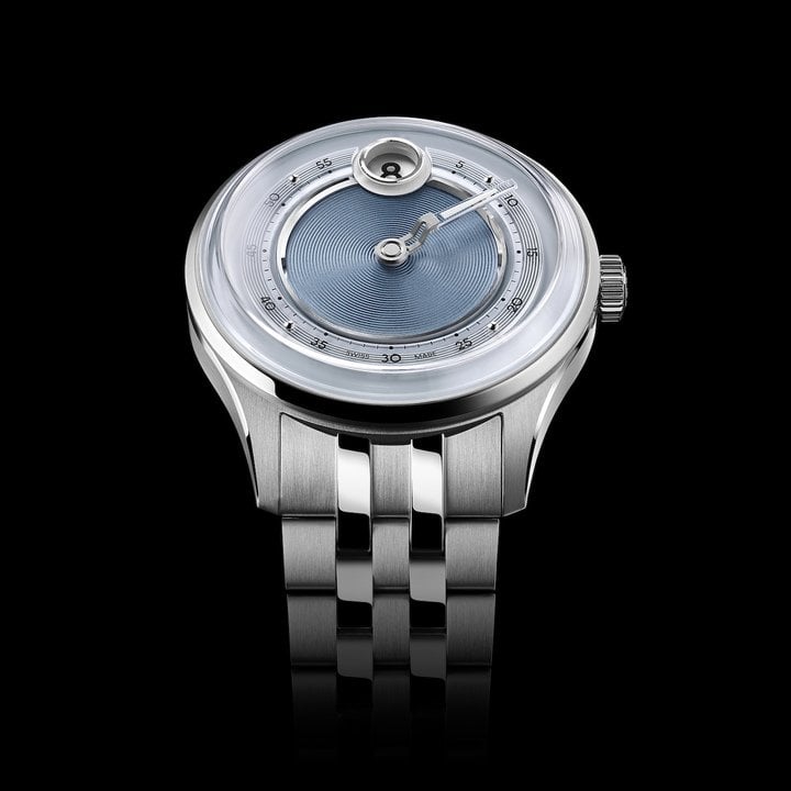 Designed around Johannes Jahnke's JJ01 modular movement, the C1 Jump Hour Mk V, available from €2,400, marks the fifth generation of Christopher Ward's famous jumping-hour watches, a speciality introduced in 2011 with the C9 Harrison.