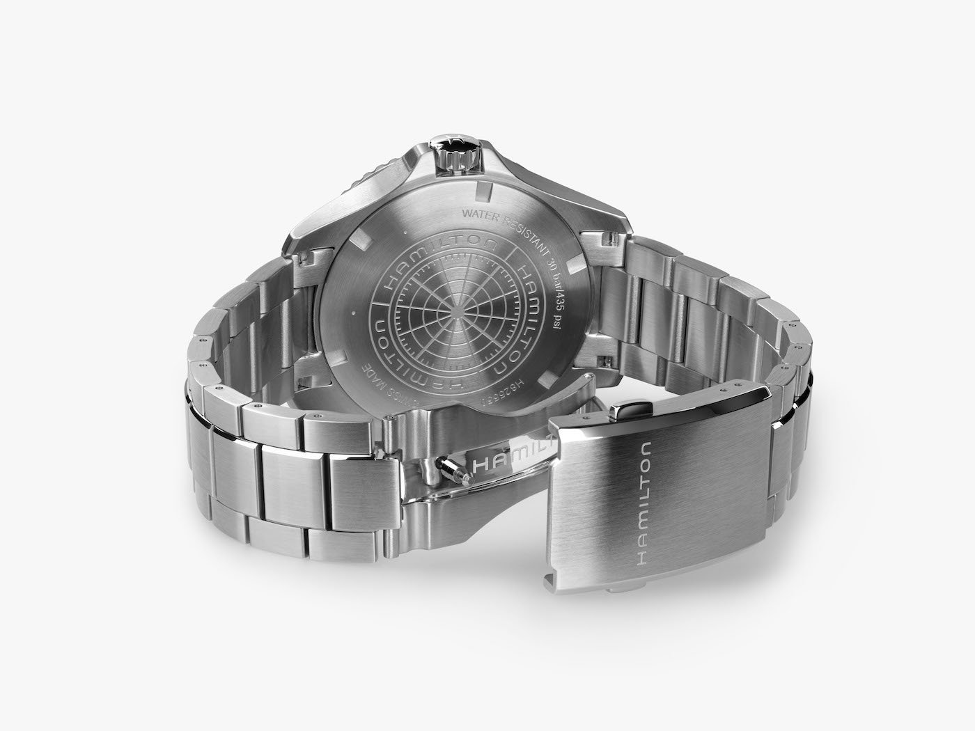 Hamilton equips the Khaki Navy Scuba with a GMT function